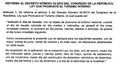 Decreto 19-2018. (Foto: captura de pantalla)