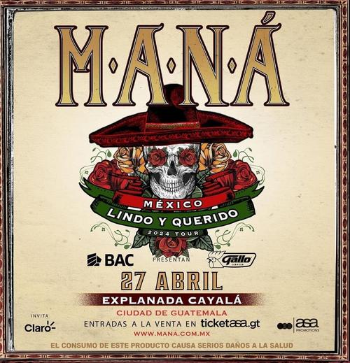 Maná, concierto, Guatemala