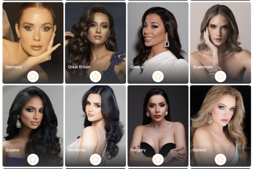 Ya puedes votar por Michelle Cohn desde tu celular o desde la web. (Foto: captura de pantalla)