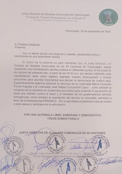 48 Cantones, bloqueos, Consuelo Porras 