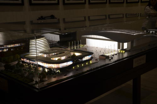 Distrito Futeca, maqueta, detalles