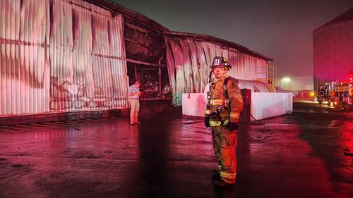 Incendio Fábrica en Chimaltenango, Bomberos Voluntarios,
