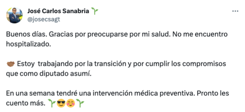 Congreso, Semilla, José Carlos Sanabria