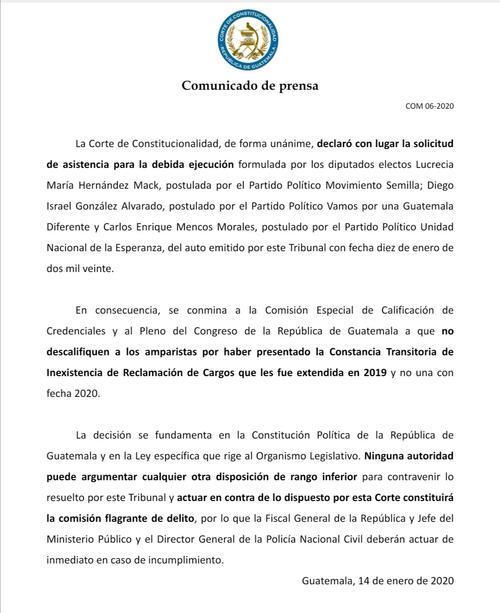finiquito, julio hector estrada, toma de posesión, guatemala, congreso