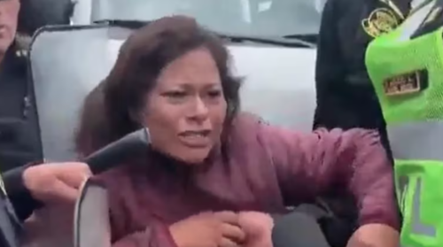 Perú, presidenta, agresión