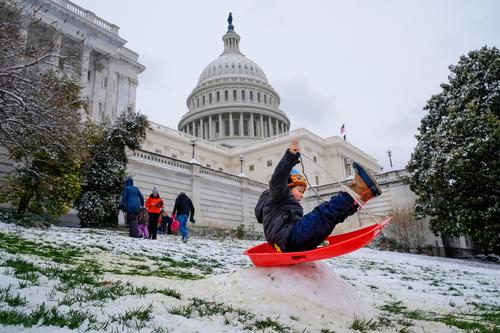 Estados Unidos, nieve, clima, invierno