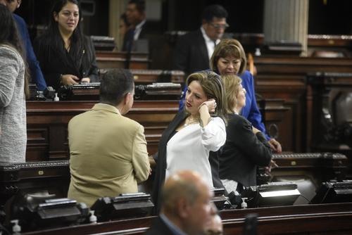 La excanciller y ahora diputada por Valor-Unionista desistió de intentar ser presidenta del Congreso. (Foto: Wilder López/Soy502)