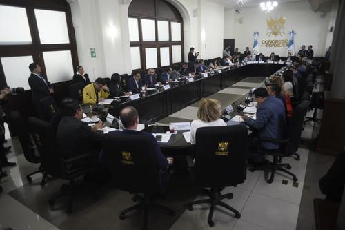 En la reunión de jefes de bloque se propuso discutir una de las propuestas que busca modificar la Ley del MP. (Foto: Wilder López/Soy502)