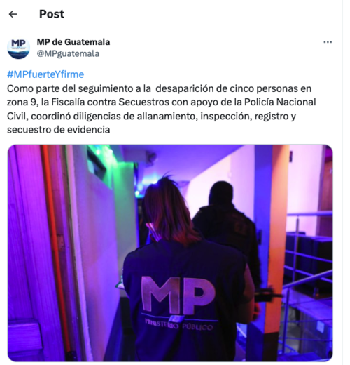 zona 10, zona 9, centro nocturno, jóvenes desaparecidos 