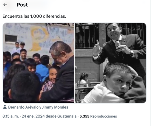 Bernardo Ar&eacute;valo, Jimmy Morales, Solol&aacute; 