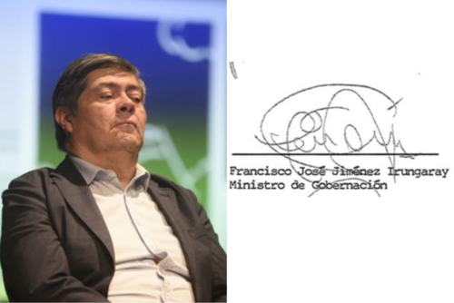 Bernardo Ar&eacute;valo, firma, an&aacute;lisis, personalidad