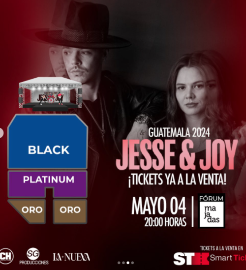 Jesse y Joy, concierto, Guatemala