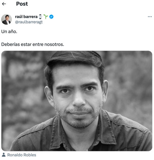 Ronaldo Robles, tr&aacute;gico fallecimiento, Guatemala 