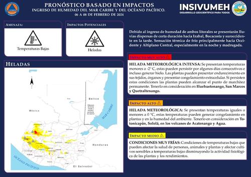 Clima, Guatemala, febrero, bajas temperaturas