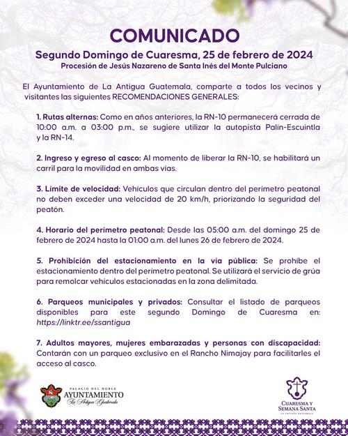 Foto: Ayuntamiento de La Antigua Guatemala