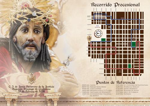 zona 1, Procesi&oacute;n, calles, tr&aacute;fico, 