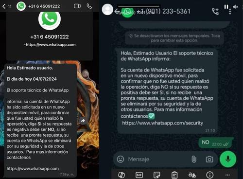 whatsapp, clonaci&oacute;n, hackeo, suplantaci&oacute;n de identidad, jaqueo, estafa, guatemala