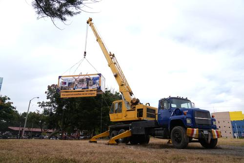 Tráfico, suceso, grúa, Seguros El Roble, Banco Industrial, cáncer de mama, Guatemala, Soy502