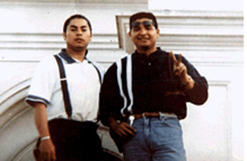 Dos de los tres hermanos Cañas Martínez que secuestraron a Gary disfrazados de policías. (Foto: Archivo/Nuestro Diario)