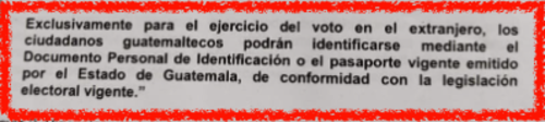 Fuente: iniciativa de ley para facilitar el voto en el extranjero