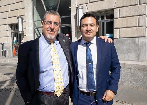 Desde que ambos eran diptuados, Bernardo Arévalo y Samuel Pérez fueron cercanos, pero ahora la relación estaría debilitada. (Foto: X)