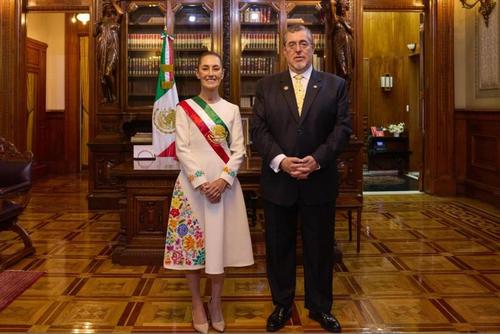 Bernardo Arévalo, Claudia Sheinbaum, Guatemala, México, reunión, visita oficial