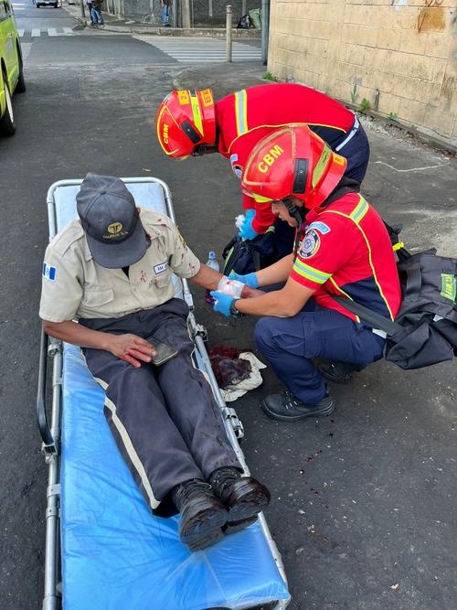 Germán resulto herido mientras custodiaba la empresa. (Foto: Eunice Valdez/Nuestro Diario)