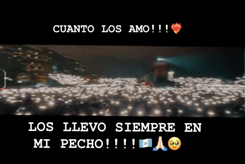 Miles de fans corearon los éxitos de Nodal en Explanada Cayalá. (Foto: Instagram/Christian Nodal)