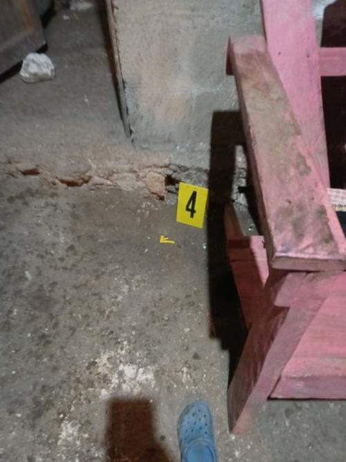 En la escena del crimen fueron contabilizados 24 casquillos de bala. (Foto: Nuestro Diario)