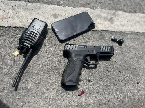 El capturado estaría vinculado a un ataque armado en zona 5. (Foto: PNC)