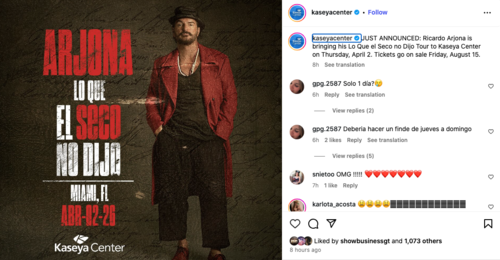 ricardo arjona miami 2