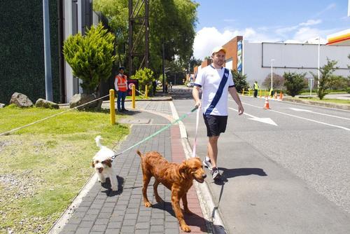 Este sector se transforma en un punto de encuentro para caminar con las mascotas. (Foto: Cortesía Municipalidad de Santa Catarina Pinula)