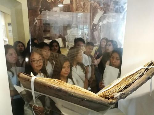 El Museo del Libro Antiguo es visitado por estudiantes de diversos centros educativos. (Foto: Cortesía/Museo del Libro Antiguo)