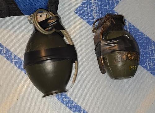 Según un dictamen de DIDAE las granadas son de fabricación soviética. (Foto: PNC)