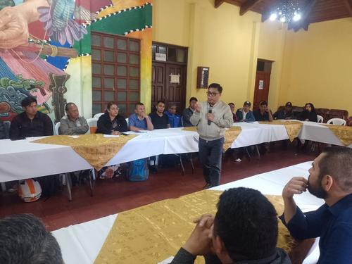 El alcalde de Sumpango presentó el proyecto a otras municipalidades y entidades en busca de apoyo para la construcción de la obra. (Foto: Carlos Vicente/Colaborador)