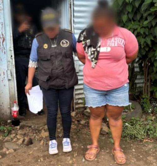 Entre los aprehendidos, se encuentran dos mujeres. (Foto: MP)