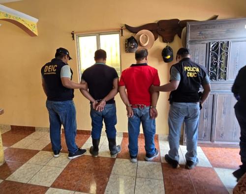 Entre los capturados se encuentran dos cabecillas de la organización criminal. (Foto: MP)