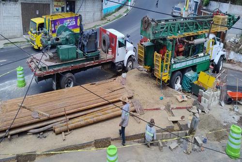 La municipalidad ha perforado varios pozos en la colonia Prados de Villa Hermosa, sin resultados al momento. (Foto: Edwards Morales/Colaborador)