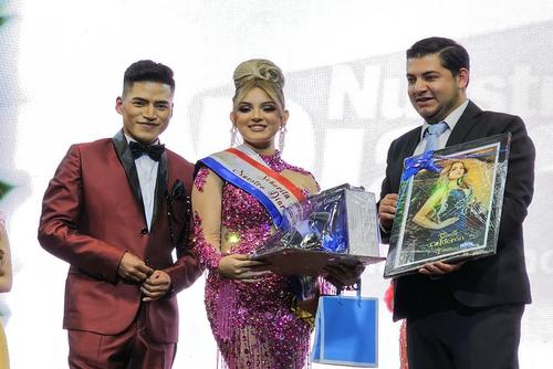 Ángeles Giselle Calderón Ovalle obtuvo la banda de Miss Fotogénica. (Foto: Oswaldo Cop/Colaborador)