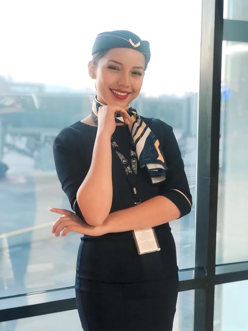 Nivian se ve como una futura auxiliar de aviación. (Foto: Archivo)