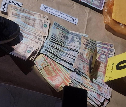 La pareja también trasladaba una fuerte suma de dinero en efectivo. (Foto: Jorge Senté)