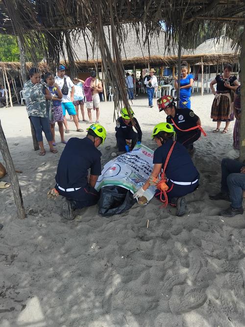 Tras la reactivación de busqueda, lograron encontrar el cuerpo de Eduardo Tuy Chanax, desaparecido desde ayer. (Foto: ASONBOMD)