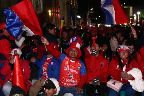 El parque central de Xela se llenó de alegría. (Foto: Oswaldo Cop/Colaborador)