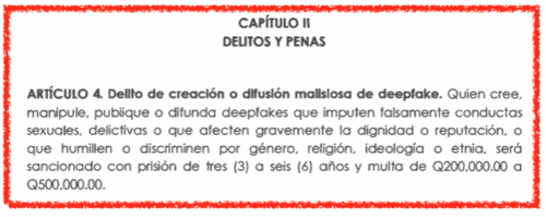 La iniciativa establece sanciones contra el uso de inteligencia artificial para modificar fotografías, videos o audios con fines que puedan dañar la integridad, reputación o dignidad de una persona. (Foto: Archivo/Soy502) 