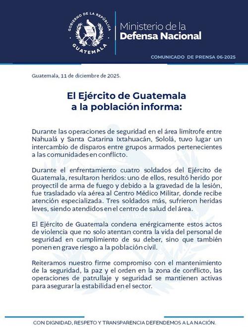 (Foto: Ejército de Guatemala)