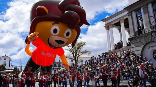BAC, Desfile de Globos Gigantes, leoni, Cayal&aacute;, Guatemala, Soy502