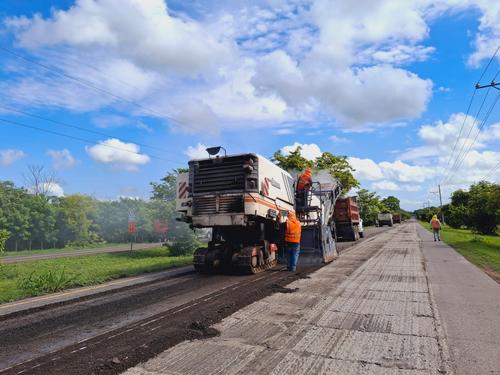 Los trabajos en la Autopista Puerto Quetzal deben concluir en julio de 2026. (Foto: ANADIE)