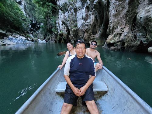 El precio del paseo por el r&iacute;o Sauce cuesta Q20 por persona. (Foto: Pablo Miguel/Colaborador)