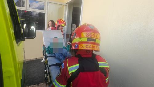 El menor fue traslado a un centro asistencial con heridas de gravedad. (Foto: Bomberos Municipales)