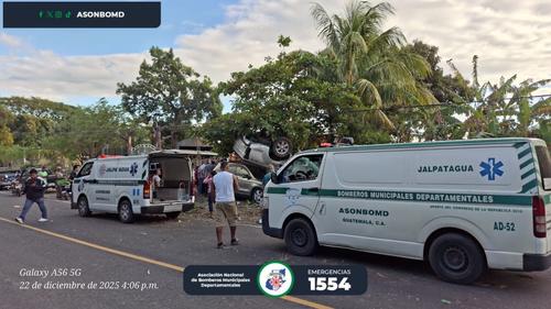 (Foto: Bomberos Municipales Departamentales)